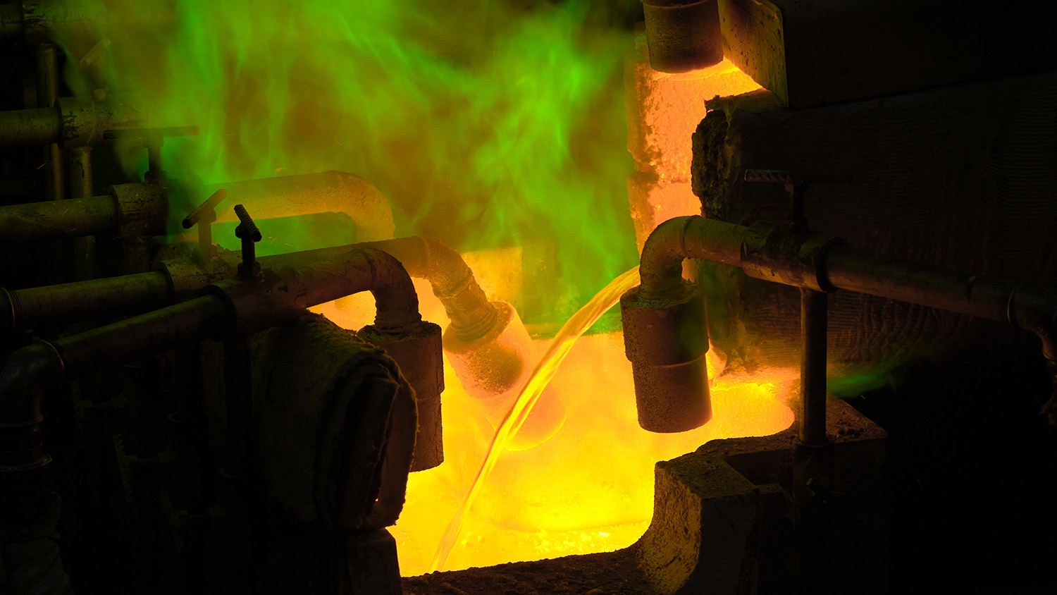 Molten Copper.