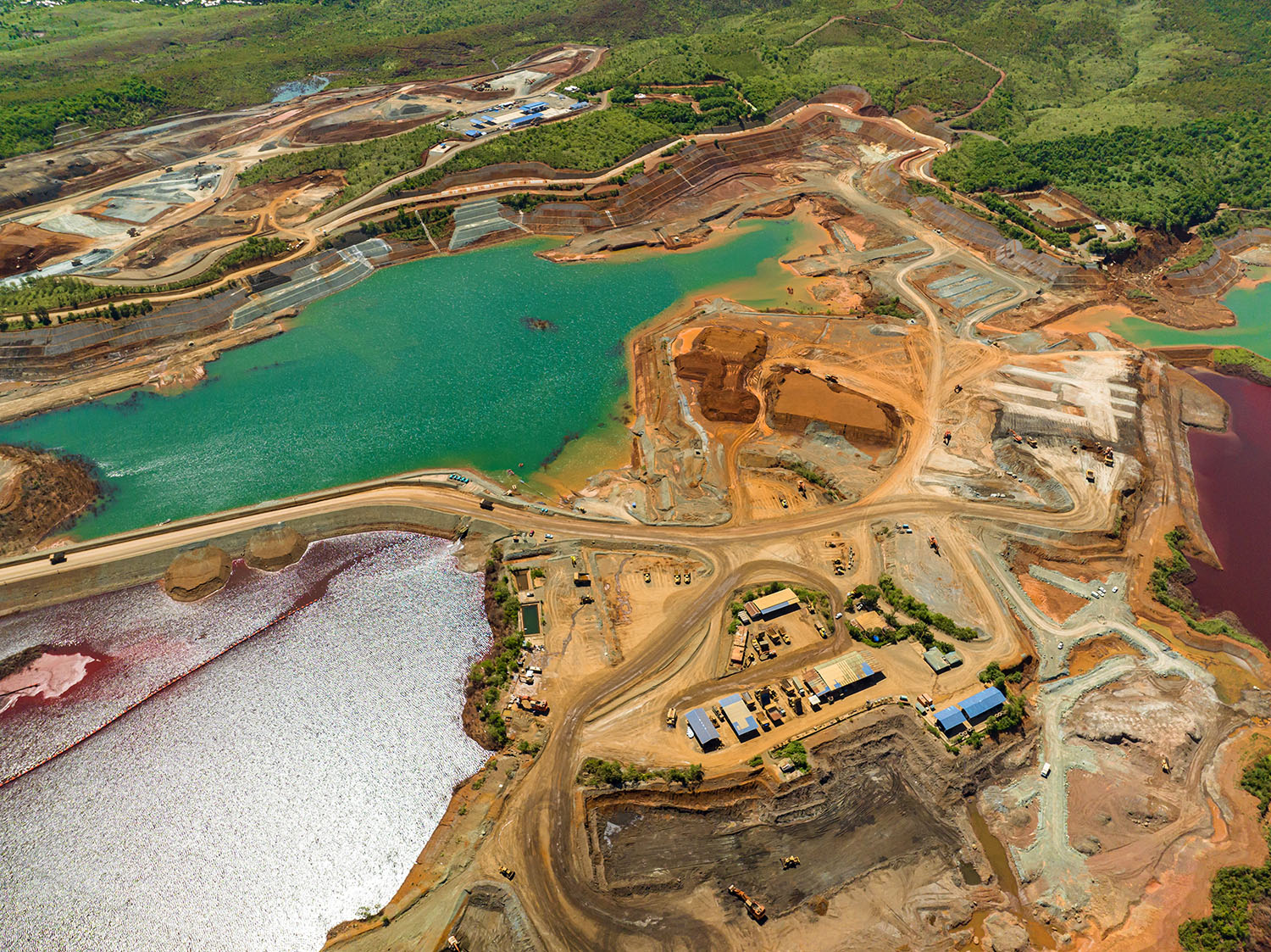 A Nickel mining operation in Southeast Asia.