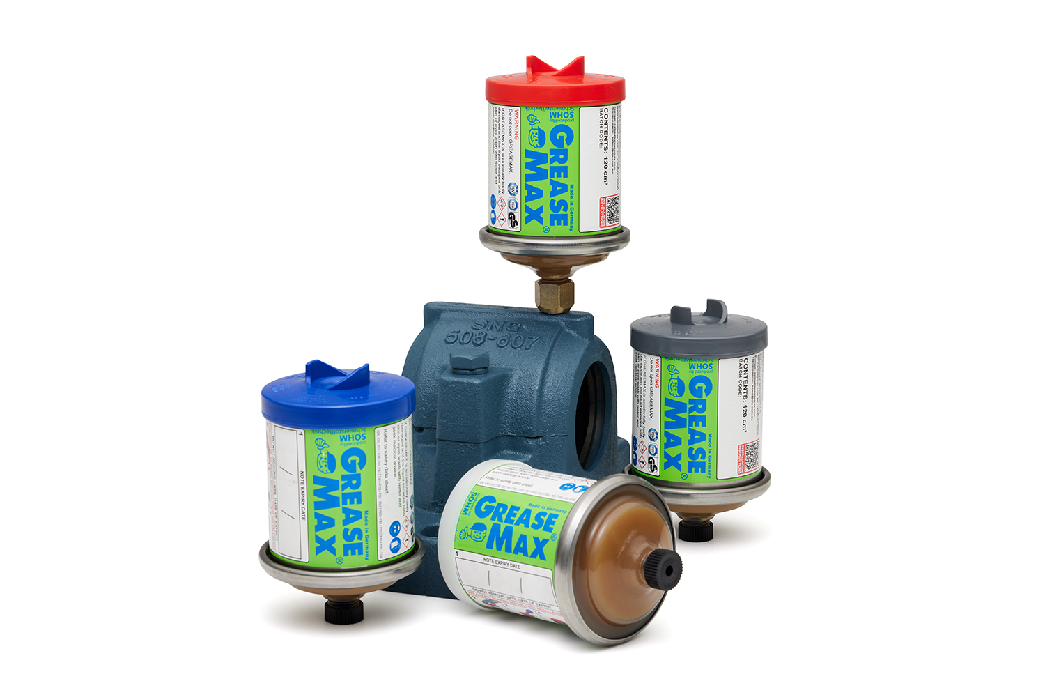 GreaseMax overcomes motor lubrication problems and works reliably and continuously in all conditions - even while the motor is running.